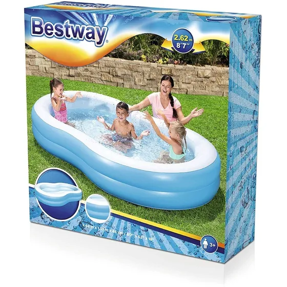 Piscina Bestway Ovalada 54117 544l Familiar Laguna