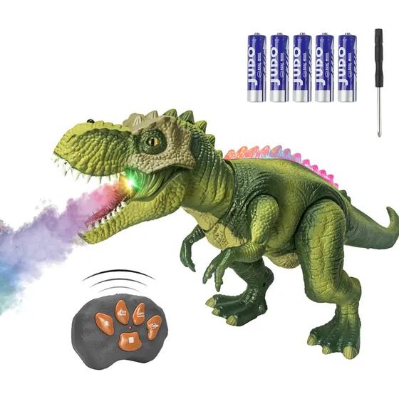 Juguete Dinosaurio Control Remoto Con Led Luz Para Niño