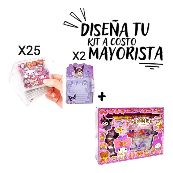 Libreta Animada Sticker Sanrio Kuromi