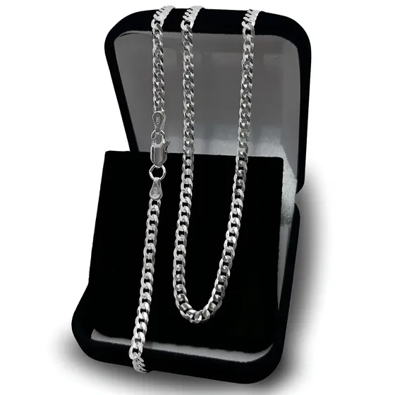 Corrente De Prata 925 Masculina Legítima 3mm 60cm Italiana Cordao Correntinha Colar Grumet 1x1 Escamada Maciça Gourmet Escama De Peixe