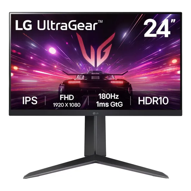 Monitor LG Ultragear 24gs65f-b 24 Fhd Ips, 180hz,1ms,hdmi,dp