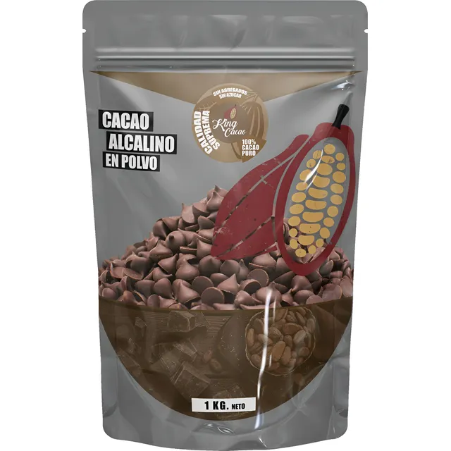 Cacao Alcalino Amargo 1kg Polvo Puro