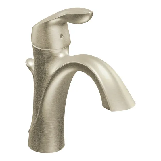 Llave Monomando Arco Alto Moen Eva Para Baño 6400bn
