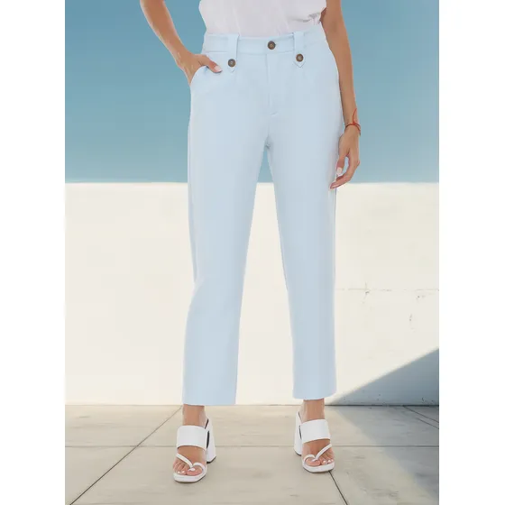 Pantalón Crep Sastrero Bolonia Mujer .
