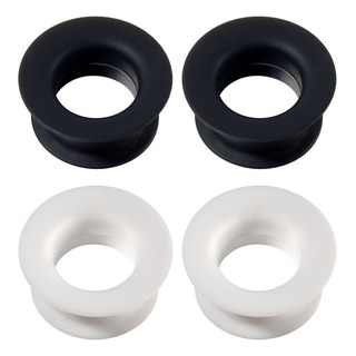 2 Pares Expansor De Túnel De Silicona Para Piercing De Oreja 2 Pares Expansor De Túnel De Silicona Para Piercing De Oreja