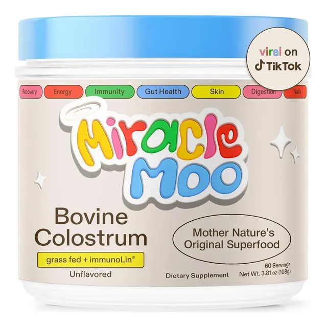 Nuevo Miracle Miraclee Moo Colostrum Salud Intestinal 60