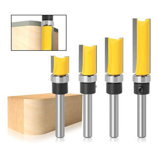 4 Brocas Para Fresadora, Cuchillas Duales Corte Router 1/4 4 Brocas Para Fresadora, Cuchillas Duales Corte Router 1/4