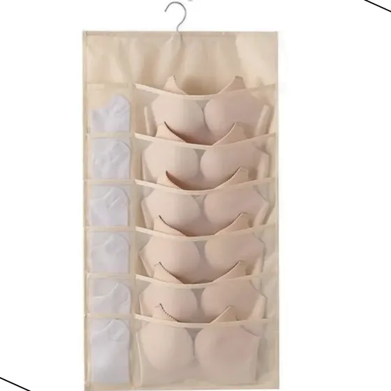 Organizador 30 Porta Calcinha Sutia Bojo Cabide Guarda Roupa