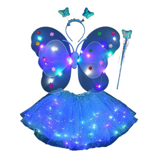 Alas De Mariposa Disfraz De Hada Niña, Vestido Cosplay Alas De Mariposa Disfraz De Hada Niña, Vestido Cosplay