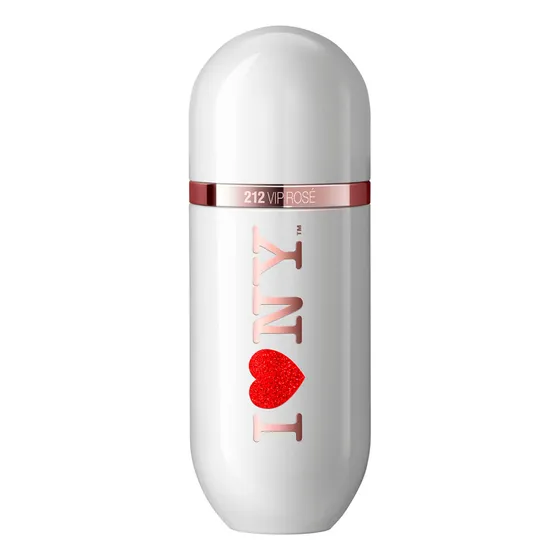 Perfume Carolina Herrera 212 Vip Rose Eu Amo Ny Edp X 80 ml