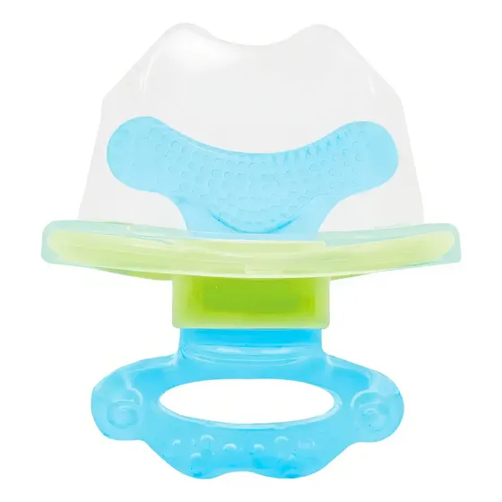 Chupeta Mordedor Massageador De Gengiva Bebê 5822 - Buba Cor Azul