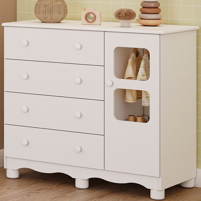 Cômoda Bebê Infantil Uli 1 Porta 4 Gavetas 100% Mdf Cômoda Bebê Infantil Uli 1 Porta 4 Gavetas 100% Mdf