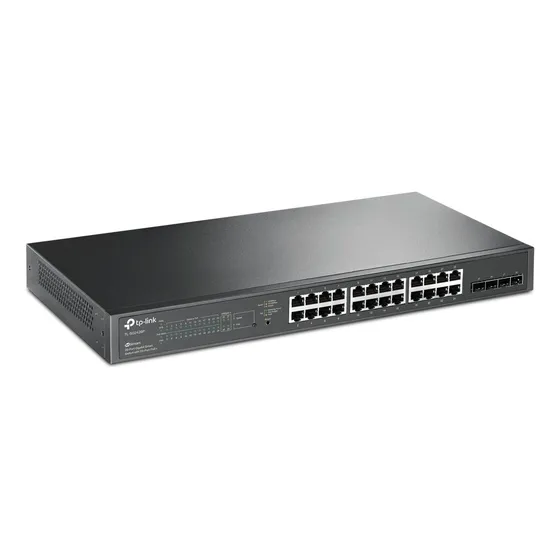 Switch 24 Puertos Poe + Gigabit + 4 Sfp Tplink Tl-sg2428p