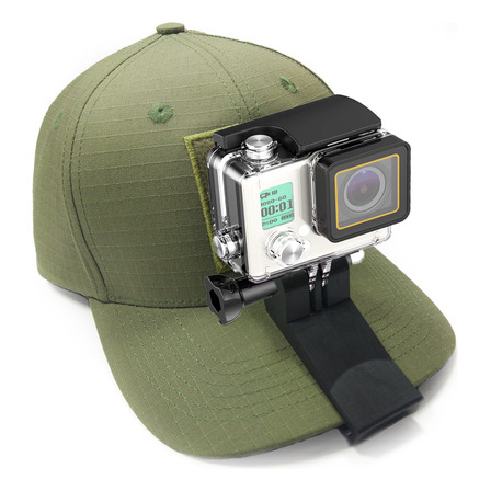Boné Rip Stop Com Suporte Para Gopro + Picatinny P/ Lanterna Boné Rip Stop Com Suporte Para Gopro + Picatinny P/ Lanterna