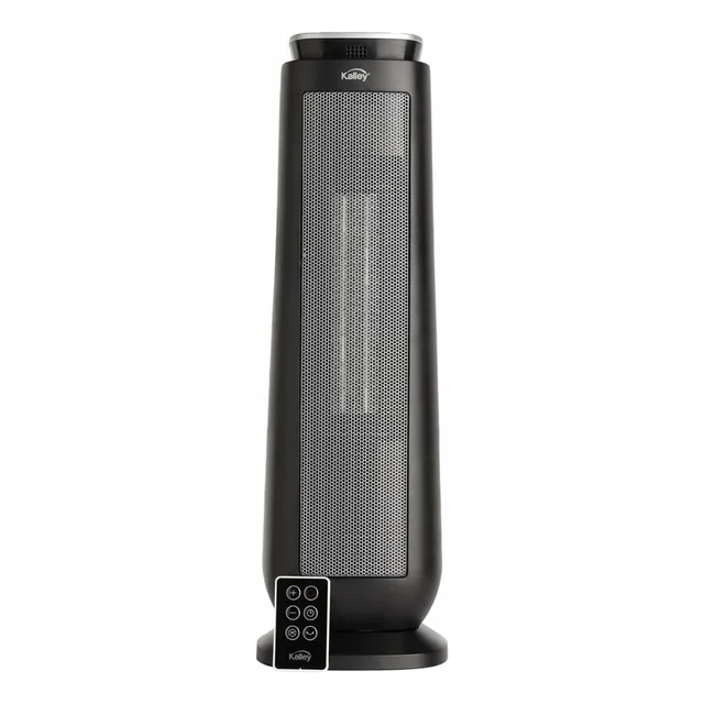 Calentador De Ambiente Torre Kalley K-cat Negro 110V - 120V