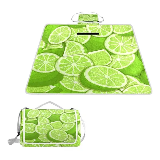 Naanle Verano Fresco Fruta Limon Manta Picnic Al Aire Ultima