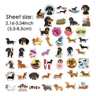 Etiquetas Engomadas Lindas Del Dachshund 50 Pegatinas Imperm Etiquetas Engomadas Lindas Del Dachshund 50 Pegatinas Imperm