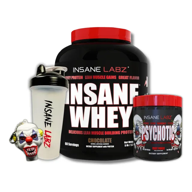 Pack Insane Whey 5lbs + Psychotic Red 35 Servicios
