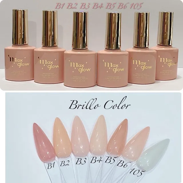 Esmalte Semi Permanente Brillo Color Max Glow
