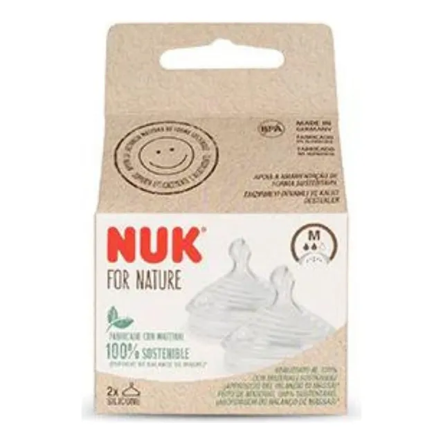 Tetina Nature Sense Nuk Flujo M 2 Unidades 0-6 Meses