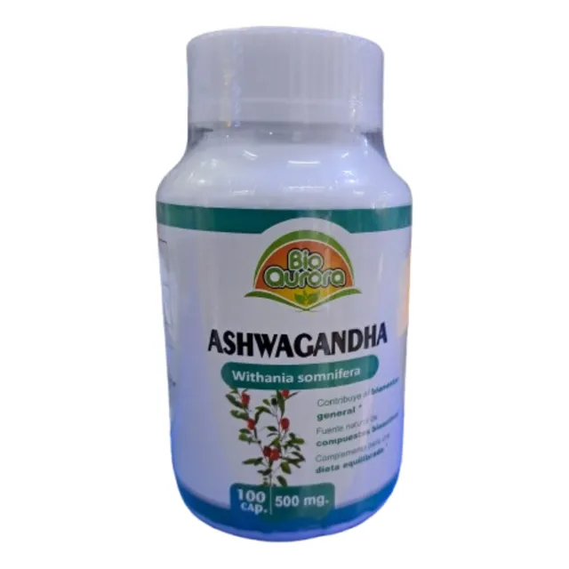 Bioaurora Ashwagandha Cápsulas 100 Unidades Frasco