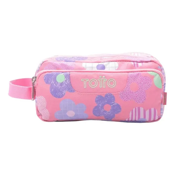 Totto Lapicera Escolar Grande Estuche Repelente A Líquidos Multicolor 14 Lisa
