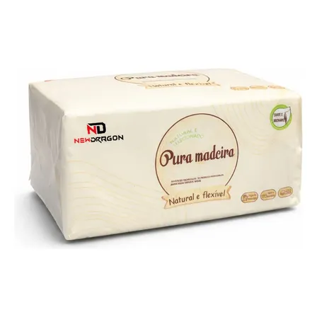 Lenço De Papel Macio Suave Descartável Toalha Folha Dupla 400 Folhas 5 Camadas Branco