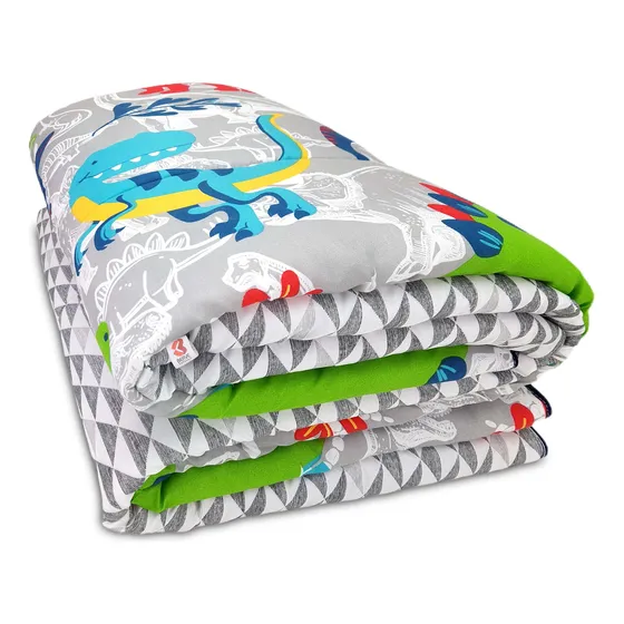 Edredom Solteiro Infantil Menino Dupla Face Estampado 1 Peça
