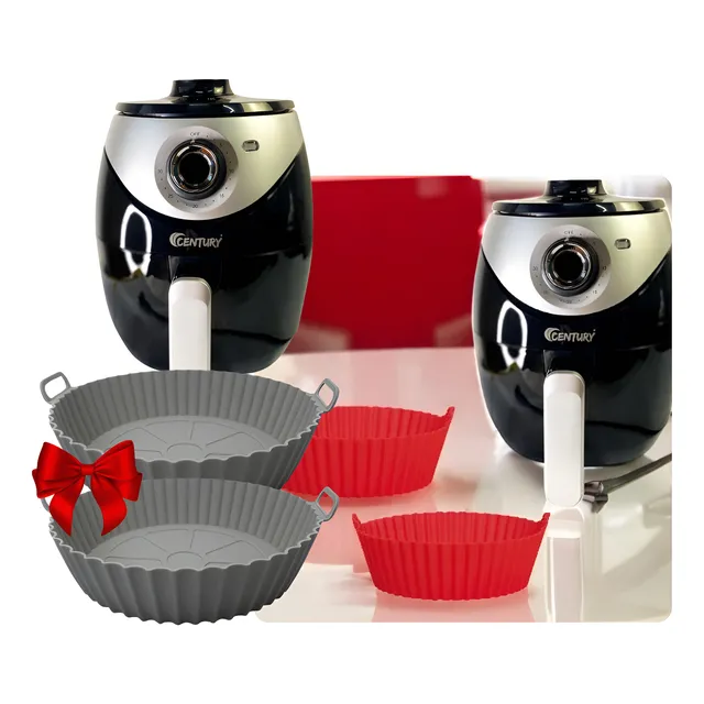 Fritadeira Air Fryer 3,8l 127v 220v+2 Formas Silicone Brinde