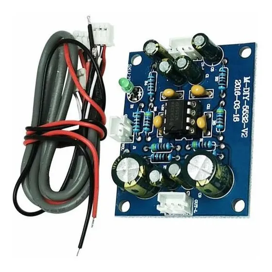 Koobook 1 Unidad Ne5532 Op Amp Preamplificador Fidelidad