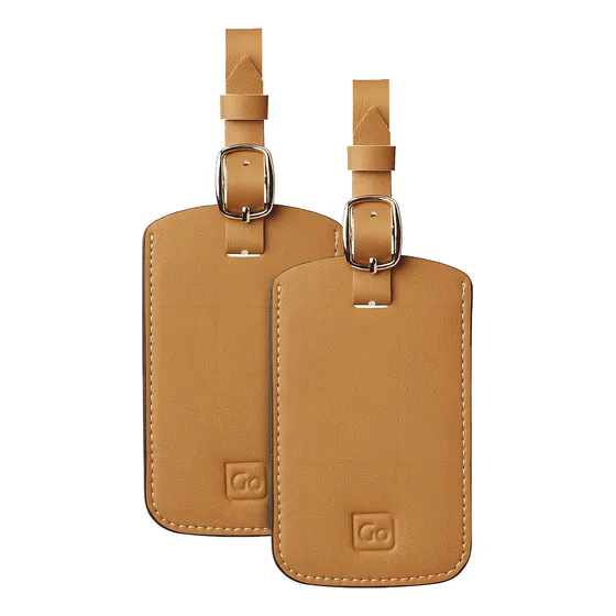 Par De Etiquetas Deluxe Color Camel