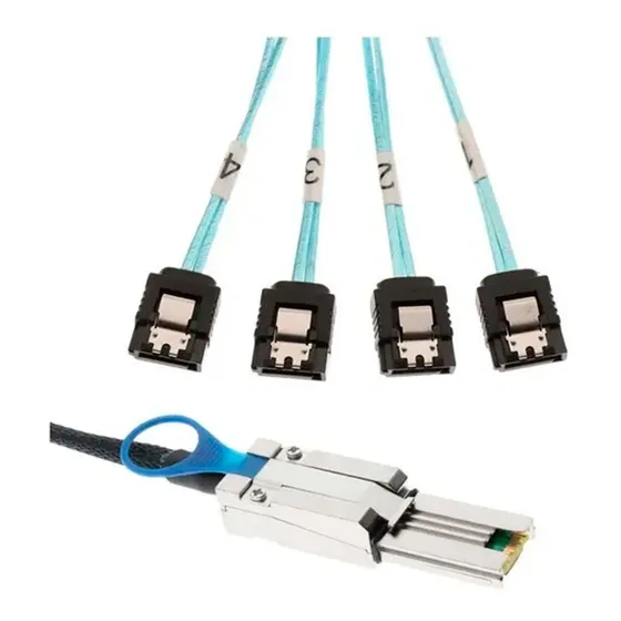 Cabo Externo Sff-8088 Para 4x E-sata Sas26-4esata