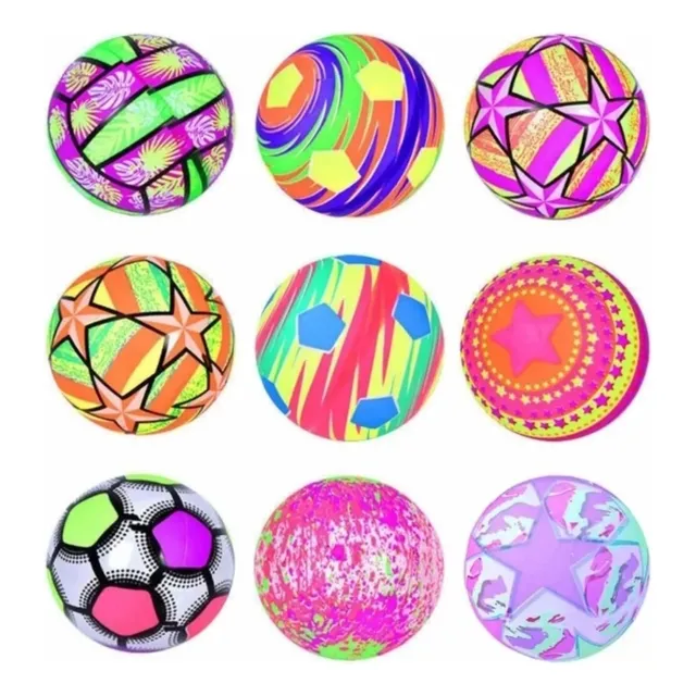 12 Pelotas Tipo Tik Tok + Bombin Juego Niños Sin Luz