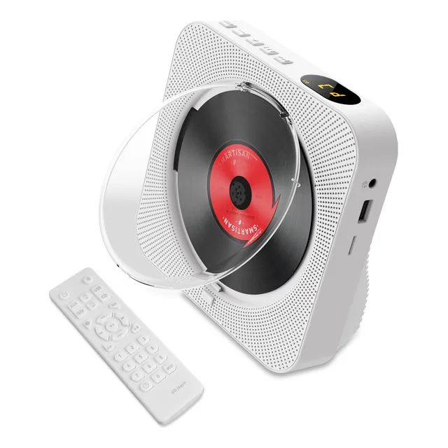 Reproductor De Cd Portátil Bt5.1 Con Radio Fm Y Control Remo