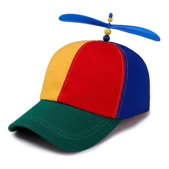 W Gorra De Béisbol Con Retazos De Libélula De Bambú, Hélice