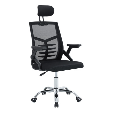 Cadeira De Escritório Chairflex Pro Evolux Hib Giratória Cor Preto Material Do Estofamento Mesh Cadeira De Escritório Chairflex Pro Evolux Hib Giratória Cor Preto Material Do Estofamento Mesh
