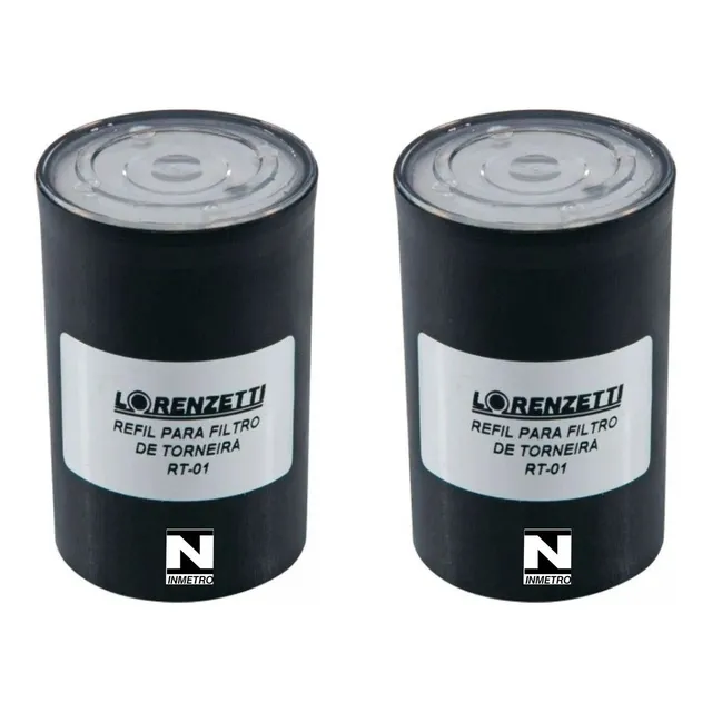 Refil Versatille Filtro Lorenzetti Rt-01 Original 2 Velas  