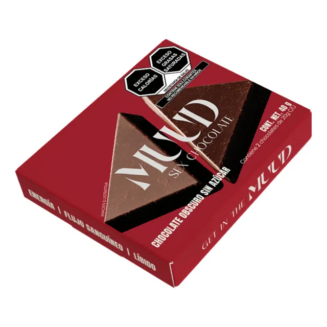 Chocolate Funcional Muud Sex Chocolate Sin Azúcar 40 G