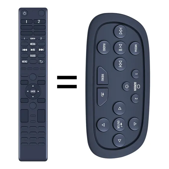 Pack De Control Remoto Pzl Para Pantalla Dvd Silverado/gmc