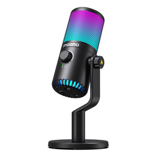 Microfone Condensador Gamer Maono Dm30 Rgb Preto - Dm30rgb Microfone Condensador Gamer Maono Dm30 Rgb Preto - Dm30rgb