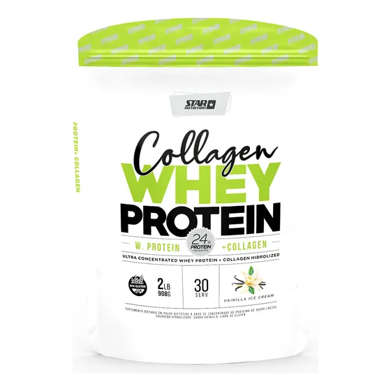 Star Nutrition Collagen Whey Sabor Vainilla Doypack X2lb