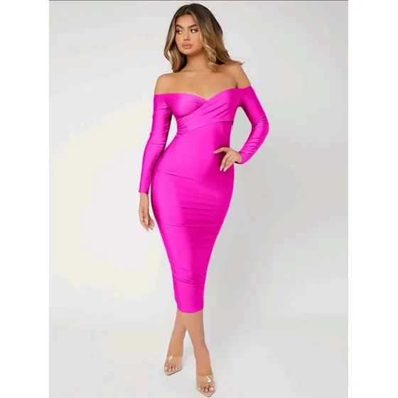 Vestido Satinado Shein