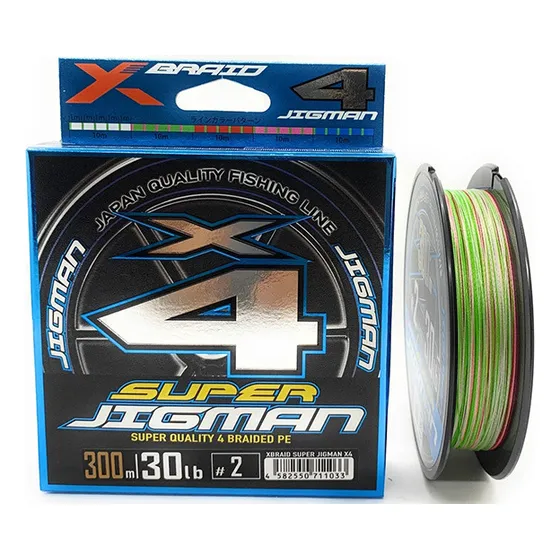 Linha Japonesa Multi X-braid Super Jigman X4 2,5 35lb 300m