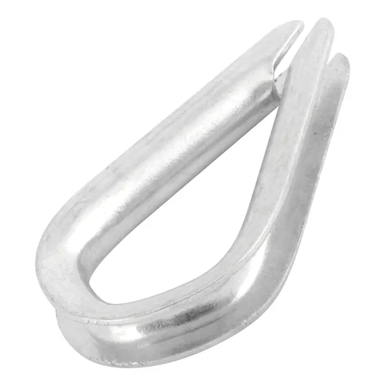 5 Guardacabos De 3/8'' Toolcraft Para Cable De Acero