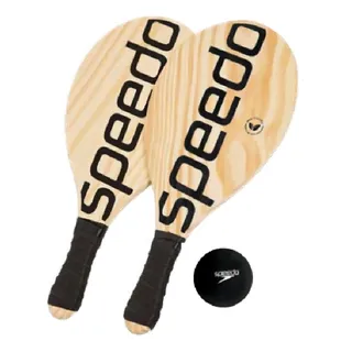 Kit Frescobol Speedo Popular Madeira Ecofriendly Cor Preto Kit Frescobol Speedo Popular Madeira Ecofriendly Cor Preto