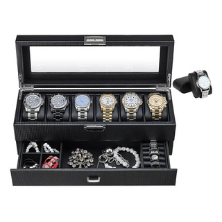 Caja De Colección De Relojes Con 9 Ranuras Para Hombre Caja De Colección De Relojes Con 9 Ranuras Para Hombre