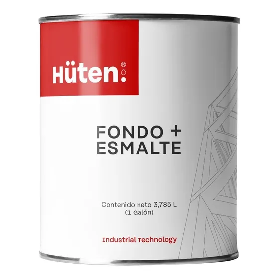 Fondo Esmalte Anticorrosivo Rojo Brillante Ral 3001 Huten