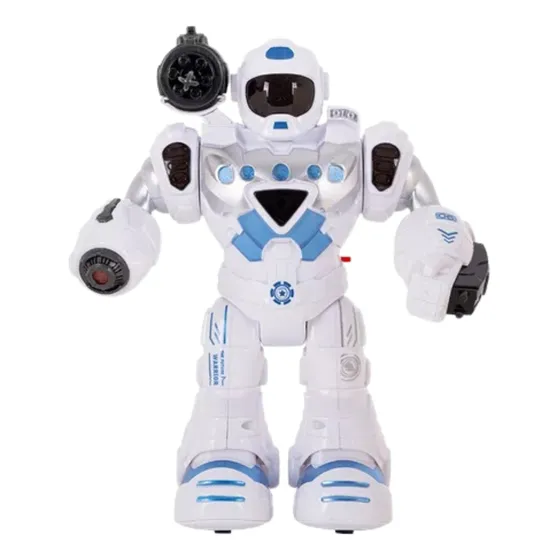 Juguete Robot Con Luz Y Sonido Movimiento 24 Cm Juguete