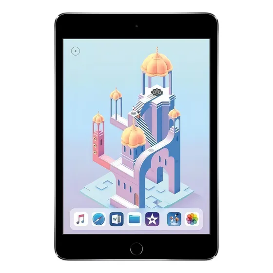 iPad Mini 4th generation 2015 A1538 7.9" 128GB space gray 2GB de memoria RAM - Bom (Recondicionado)