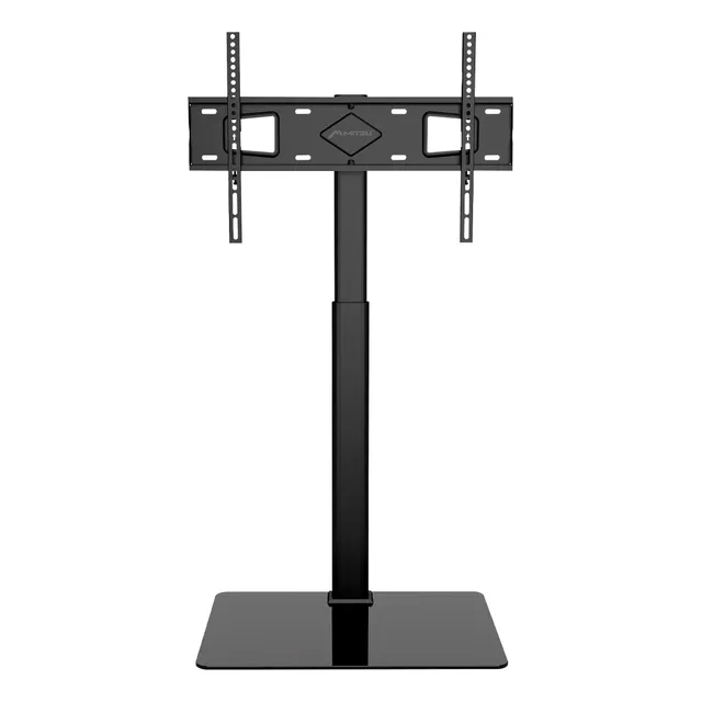 Soporte De Tv 32 A 70 Lcd-3074 Base De Cristal Templado Color Negro